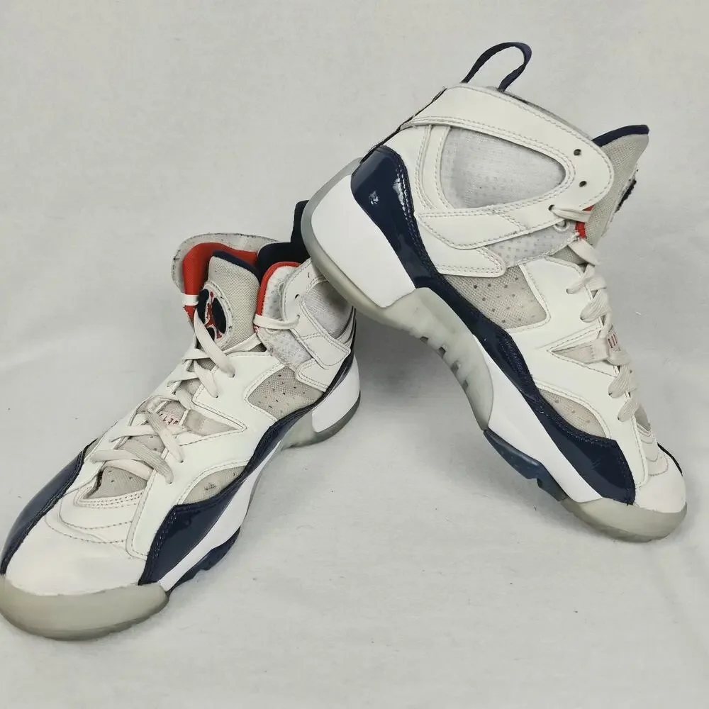 Nike Air Jordan Jumpman Two Trey USA Olympic White Blue Mens 9.5 Womens 11